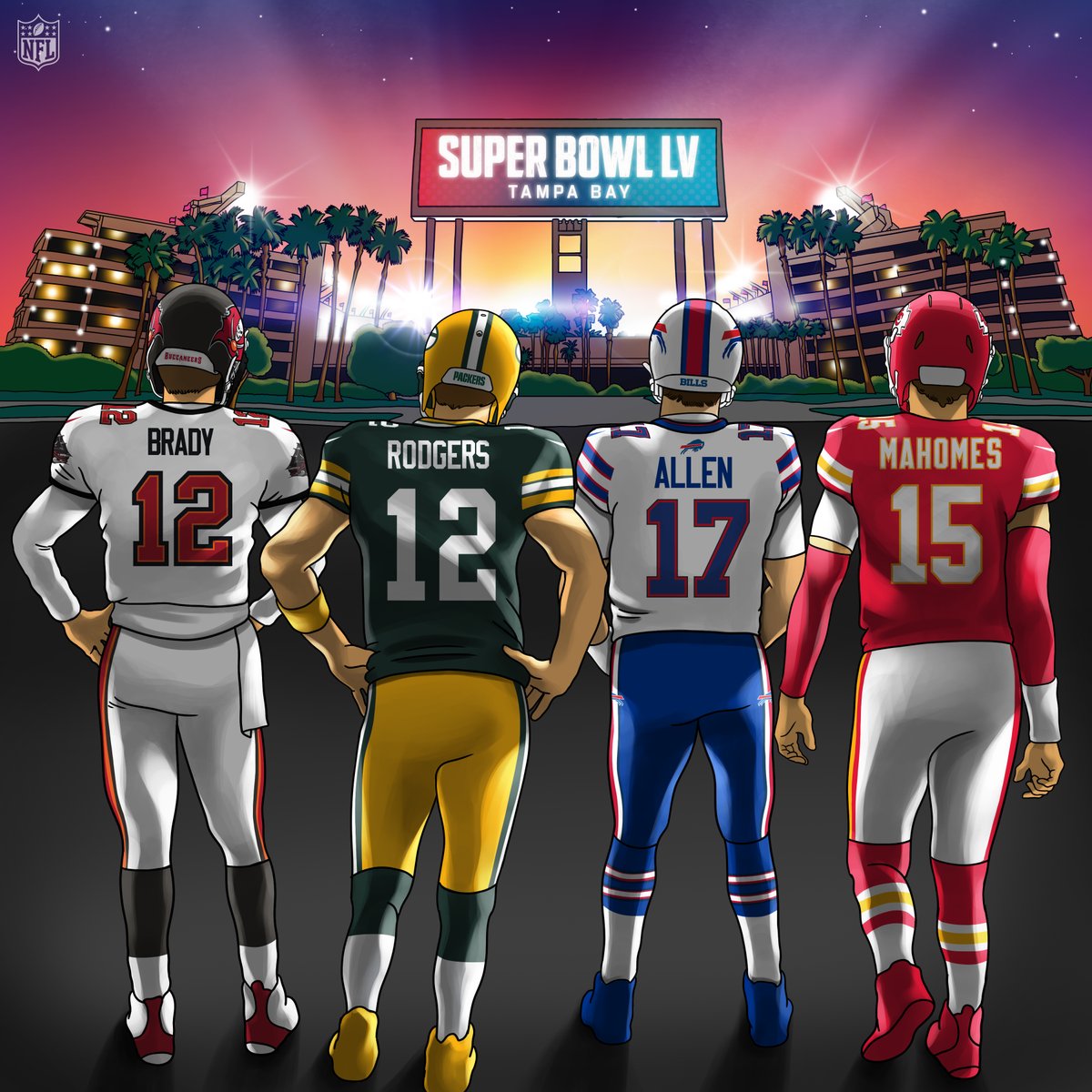 Welcome to Championship Sunday. #NFLPlayoffs

📺: #TBvsGB 3:05pm ET on FOX
📺: #BUFvsKC 6:40pm ET on CBS
📱: NFL app // Yahoo Sports app