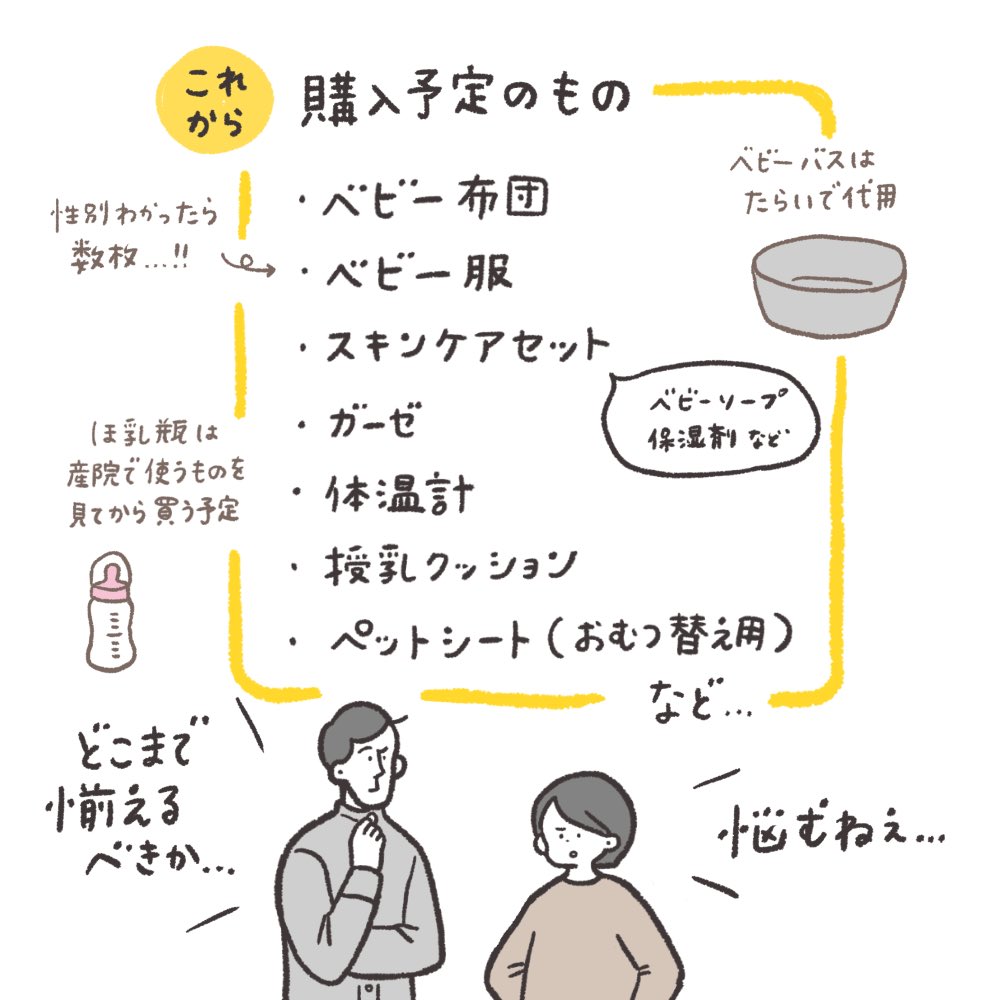 いままでの購入品🍼必要最低限で、と思いつつもちょこちょこ増えていくベビー用品たち…👶
これ忘れてるよ!これはいらんよ!というものがあれば教えていただきたいです〜😂 