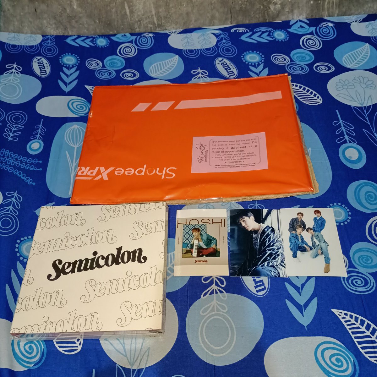 serndpty_pledis's tweet photo. This is the last #Semicolon album that I unboxed last night &amp; I was hoping to get a Jeonghan or a Jun photocard &amp; I got both! Jusko, bihira lang lumabas sila bias. HAHA. Thank you so much po @17thCarrotSt for a fast transaction! 😍🤩🥰💎✨
#17thCSFeedback
#SEVENTEEN @pledis_17 https://t.co/xedQX7nSjh