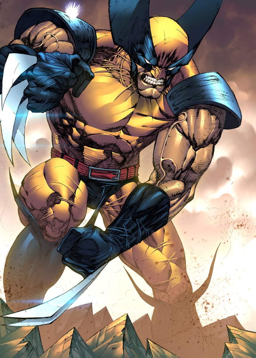Pressinator's tweet photo. Here's my sunday practice. New collaboration work with @MFoccillo's art. 

#Wolverine #comics #comicsbooks #marvel #oldmanlogan #presscolor #colorist #SundayMotivation https://t.co/NWiNcMCmMU