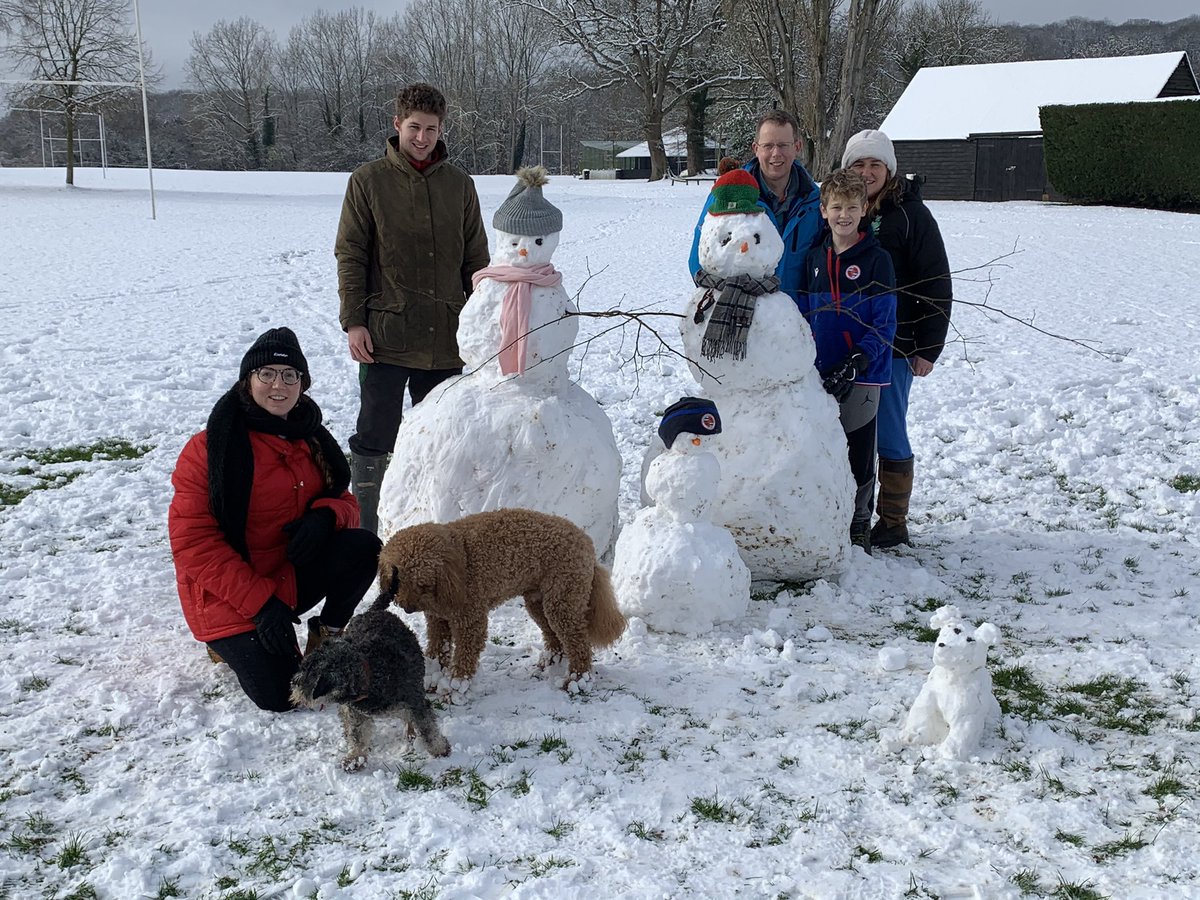 A good morning’s work <a href="/AldroSchool/">Aldro</a> .  Great snow-dog, Miss Allen!