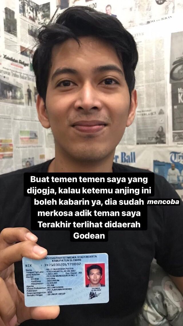 DasBastardos's tweet photo. Yang di jogja mohon bantu ya🙏🏻 yang tadi udah di take down karna kasusnya disini PERCOBAAN PEMERKOSAAN dan BUKAN PEMERKOSAAN ya. Ralat text yang di pic takut kena UU ITE. Tapi pengen ngebantu up! https://t.co/mzqdkZilJV