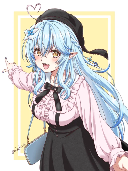 過去絵ですがラミィちゃん4点セットでお祝いさせていただきます☃️ 