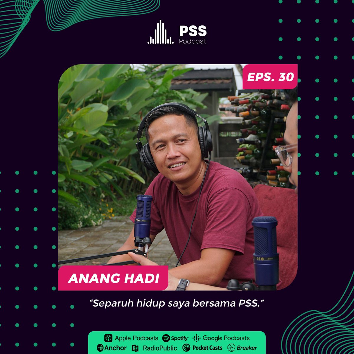 PSSofficialPod's tweet image. Sudah Tayang!

#Podcast episode 30 #LegendTalks bersama Anang Hadi 

“Separuh hidup saya bersama PSS”

Selengkapnya hanya @PSSofficialTV dan semua pemutar podcast favoritmu! 
#PSS #Sleman