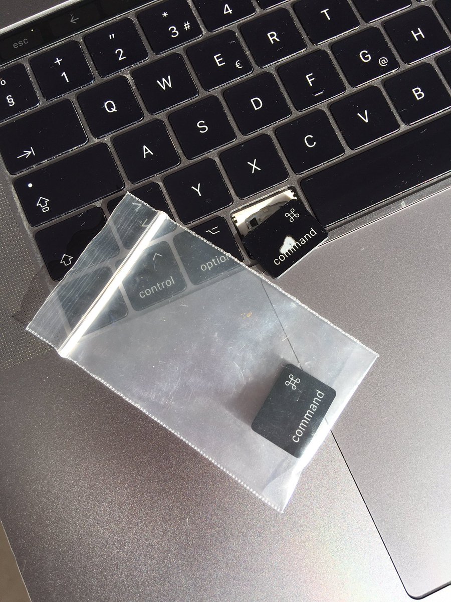 k3erg's tweet image. There goes another #cmd key - hurry up with the new M2 #MacBook Pro! ;)