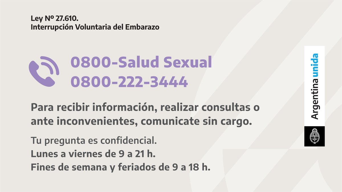 CasaRosada's tweet photo. ¿Qué pasa si tengo problemas, negativas u obstáculos para acceder a la interrupción voluntaria del embarazo? https://t.co/uSLkykfVhQ