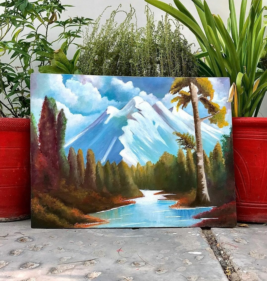 chieftess21's tweet image. taking the picture is way harder than painting the whole thing.