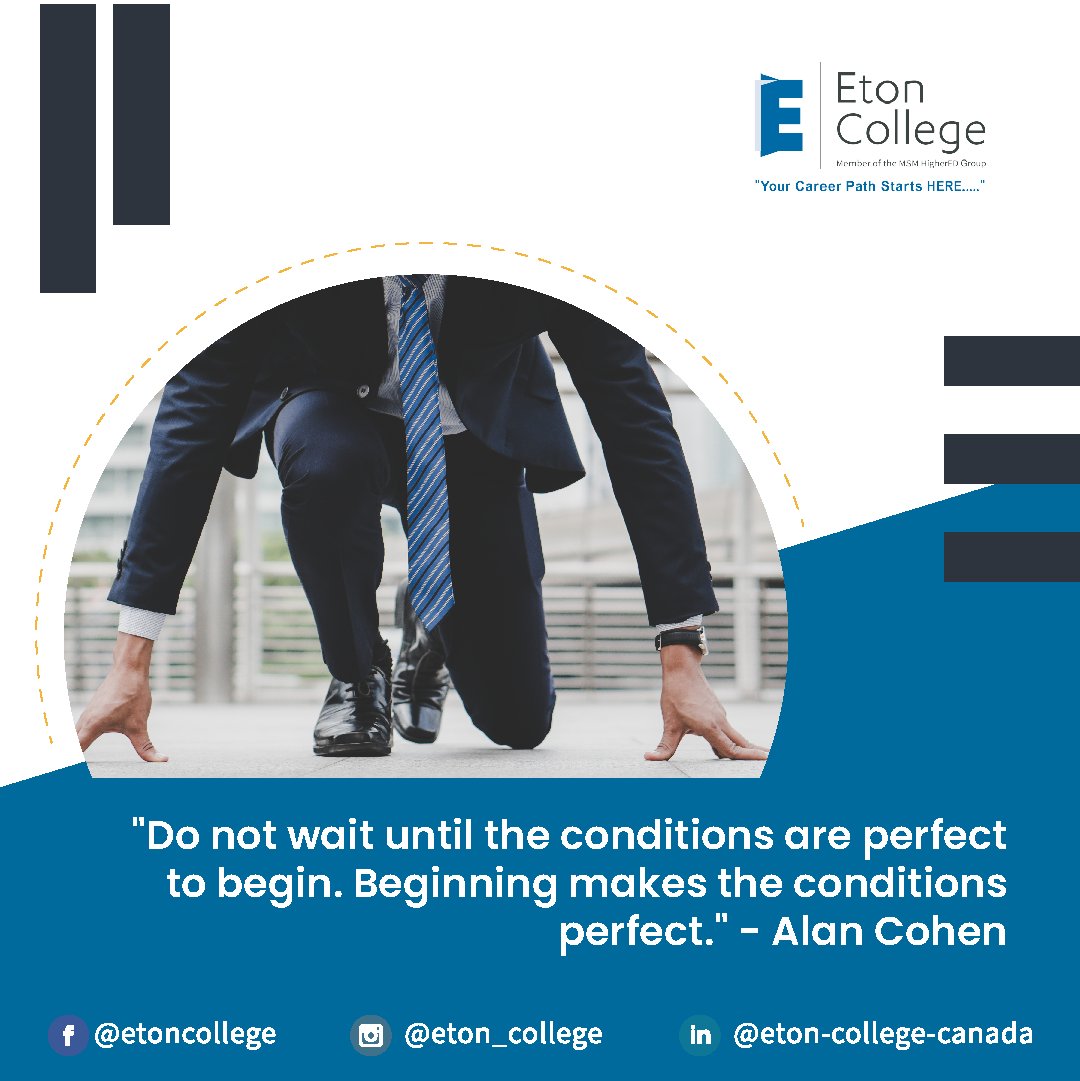 etoncollegeca's tweet photo. People with many interests live, not only longest, but happiest! Happy Thursday!

#Inspire #Motivate #Focus #Pursue #Goals #Careers #EtonCollege https://t.co/J5lDRrx9yi