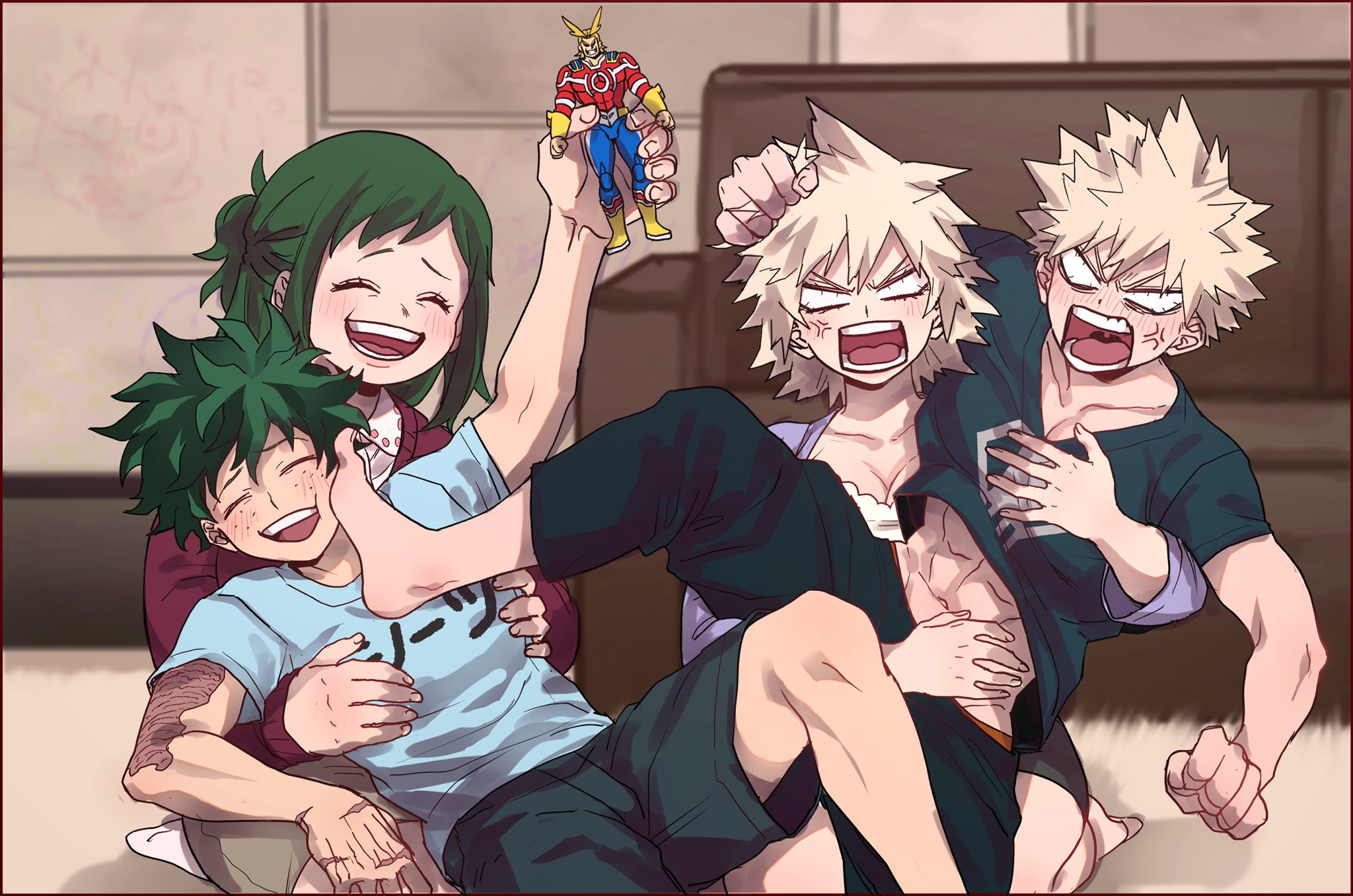 Izuku_Midoriya on Twitter: "Their young dayss" / Twitter.