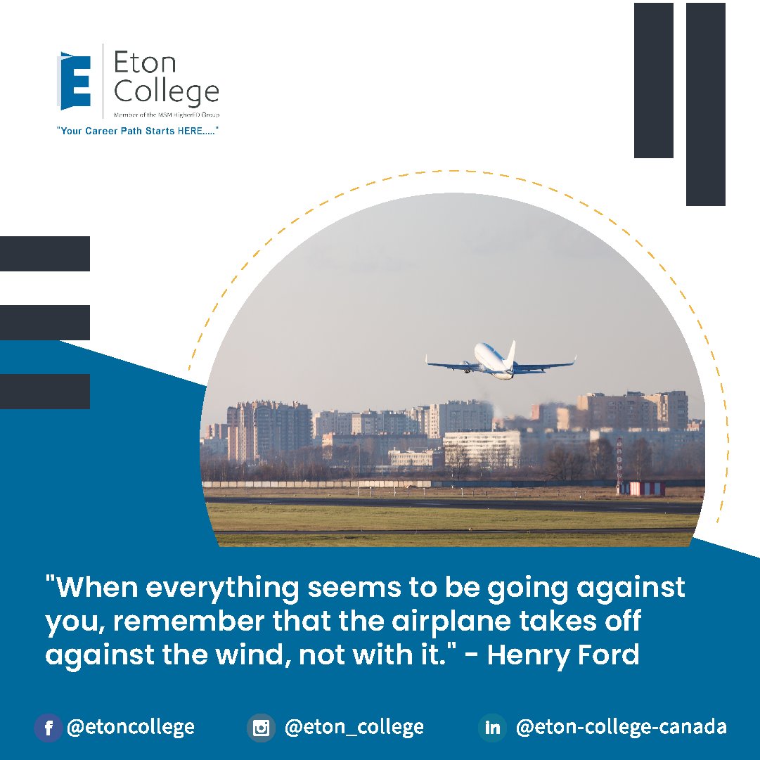 etoncollegeca's tweet photo. Let your dreams take flight this weekend.

#Weekend #Vibe #Positivity #Familyday #Goals #EtonCollege https://t.co/Cn8yNW56xx