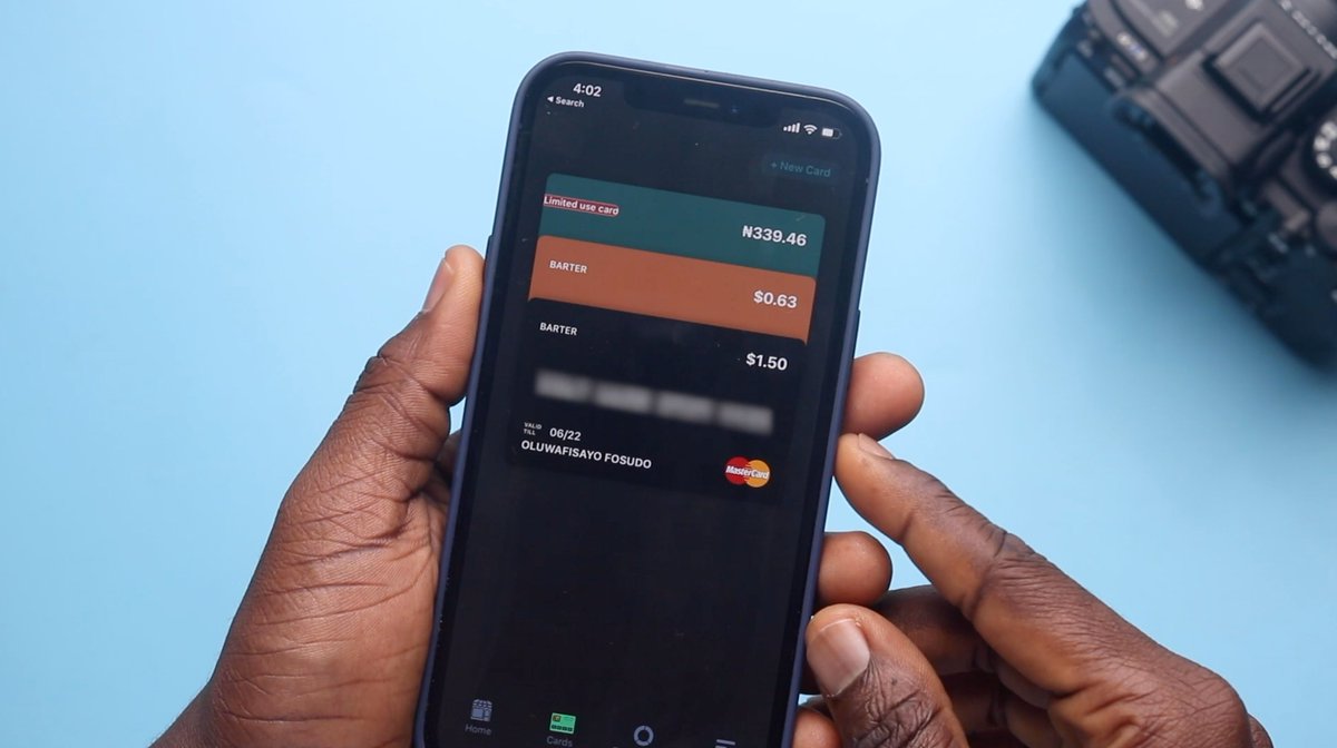 2. BARTER (Virtual US Cards)It was one of my favourite apps.  @getBarterApp gives you a virtual US Debit card, complete with a USA Address, tied to your name.