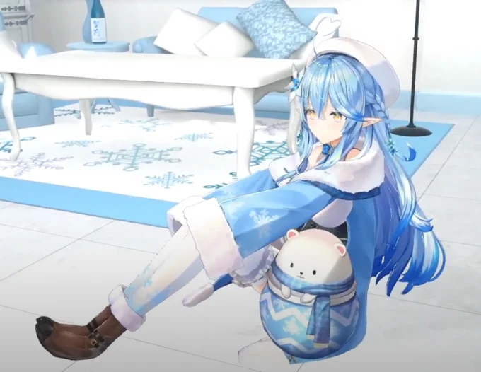 #雪花ラミィ3D 