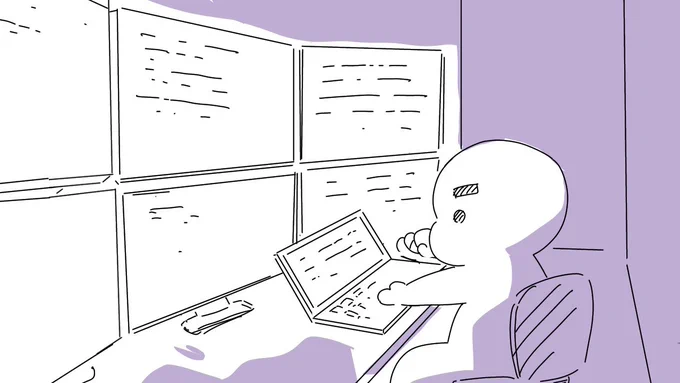 パソコン使う人なら誰もが憧れる、海外映画で天才ハッカーがシステムをハッキングするシーンで映る最強のパソコン環境。 