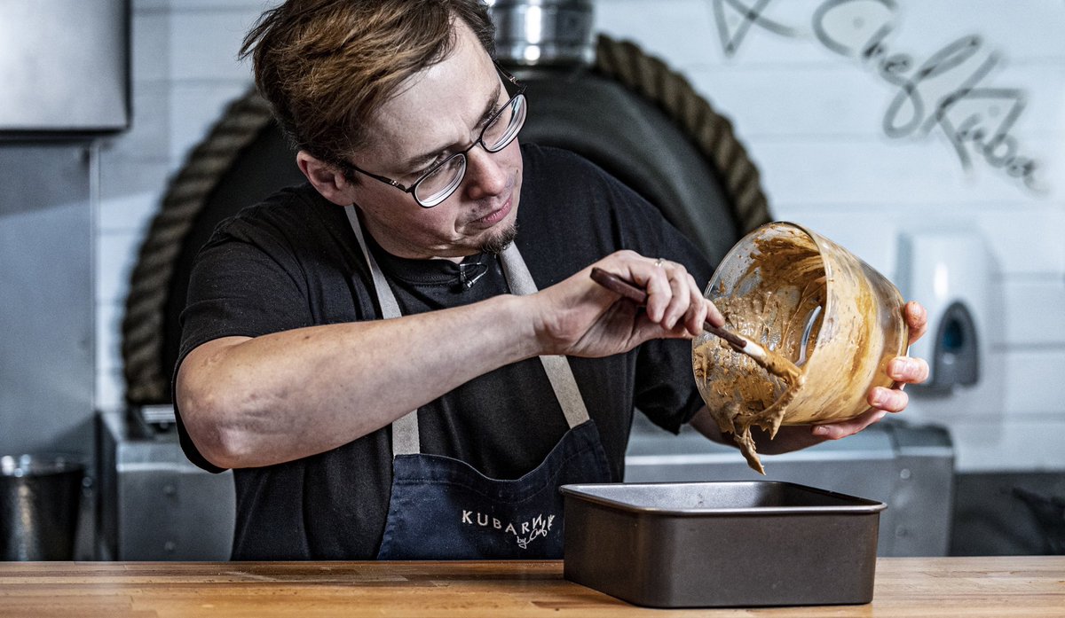 It is snowing here today and I can’t think about anything better then warm, gooey and spiced sticky toffee pudding, soaked with lushes of dark rum served with wood fired pineapple glazed with brown sugar and more rum. <a href="/gbchefs/">Great British Chefs</a> Signature Series <a href="/kubarn1/">KUBARN</a> .