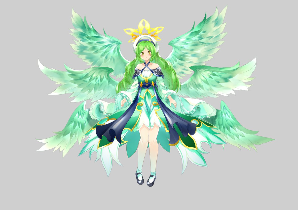 グラブルっぽくモンストのガブリエル描いたはず 