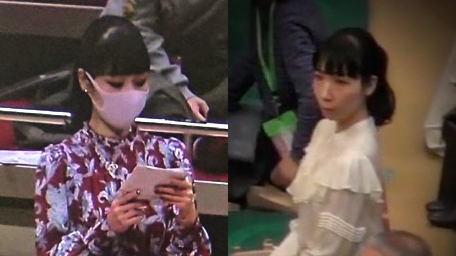 溜席の妖精の正体判明 タニマチのお嬢様 マスクなし画像付 相撲観戦して正座している女性