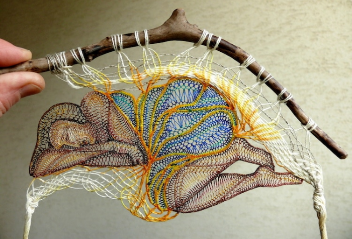 womensart1's tweet photo. “I want to be able to sleep in an open field, to travel west, to walk freely at night” - US poet Sylvia Plath

Sleeping lace figure by Hungarian artist Agnes Herczeg #womensart https://t.co/c4o5uC97Ok