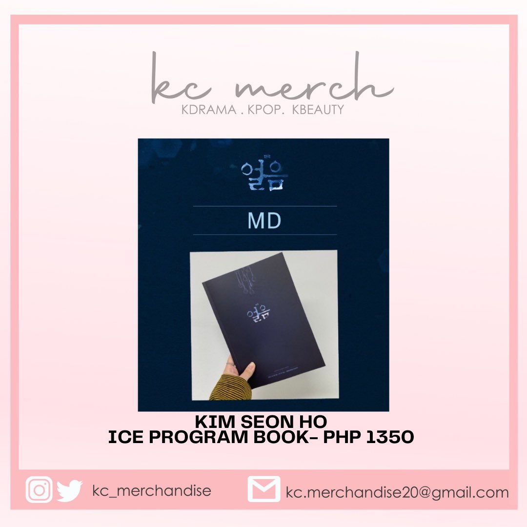 kc_merchandise's tweet photo. [10 SLOTS ONLY]
Ice Program Book 
Inside Pages: Kim Seon Ho 
PHP 1350 + SF

MOP: 
50% Down Payment,
50% upon arrival in PH 

EDA: Third week of March 
#KimSeonHo #Ice #ProgramBook #KCMerch https://t.co/4mk7MqKVuq