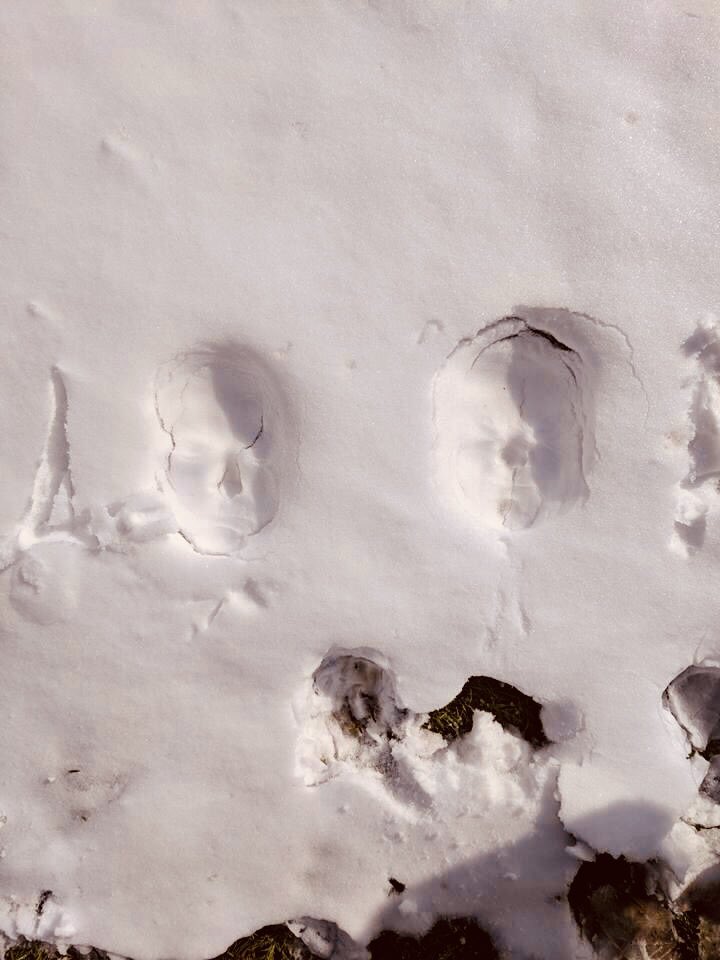 ToweyLinda's tweet photo. #snowday #snowfaces 
Nomnomnomjomnom I’m 👌 https://t.co/wQiHM4myZ1