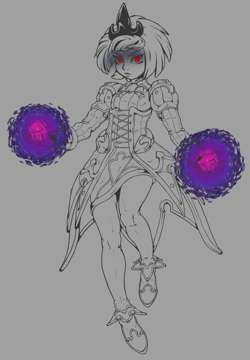MisterSleebo's tweet photo. #drawing 
Orphea from #HeroesOfTheStorm
Tried to channel a bit of a certain character from Danganronpa v3, too https://t.co/LNz0OurGzV