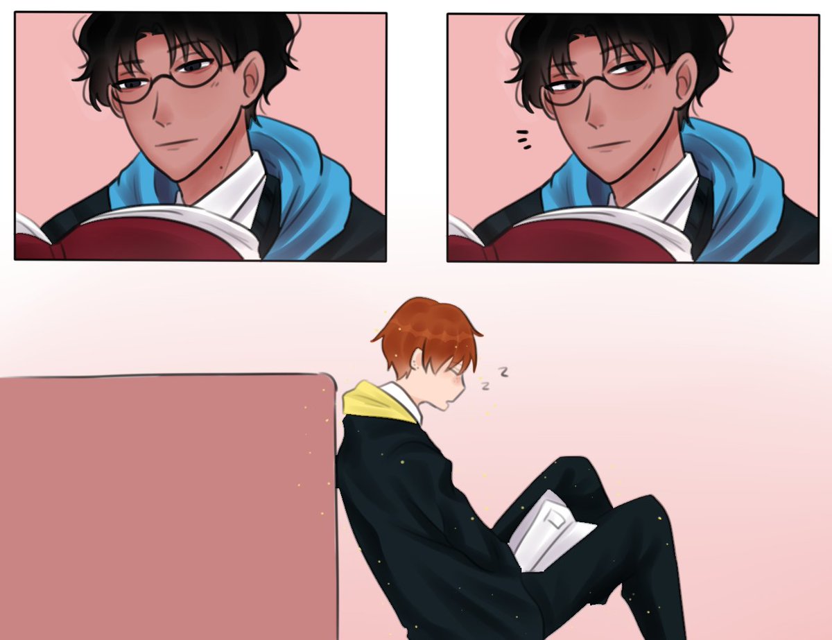 COCOA_LWT's tweet photo. [ #LWT_Hogwarts_verse #เด็กลวถจะไปฮอกวอตส์
พี่โก้อยู่เรเวนคลอ แต่ช่วงนี้ตัวติดกับเด็กฮัฟเฟิลพัฟ 
รักข้ามบ้าน แต่ก็รักกันดีค่ะ แหะๆ 😳 @AshleyG_LWT 
สตอรี่มาลงที่หลัง ///-///] https://t.co/wz4NzziVHi