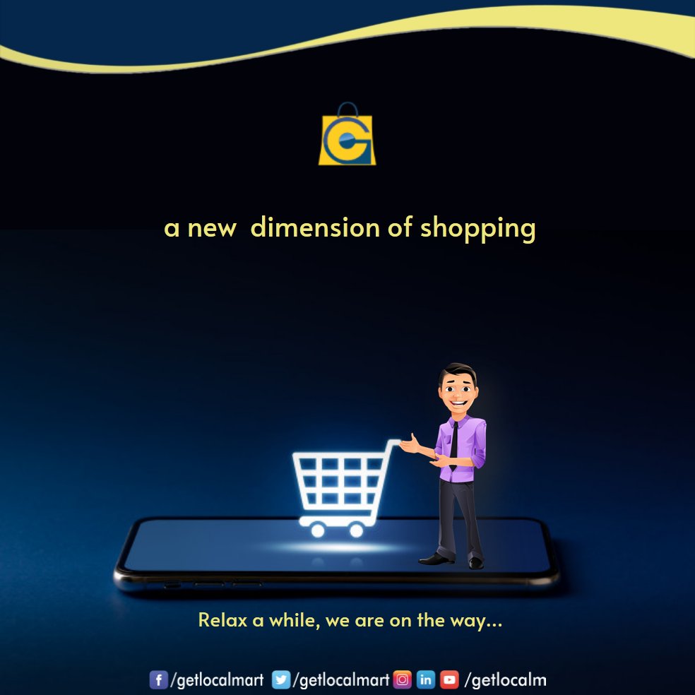 getlocalmart's tweet photo. Just imagine the new dimensions of shopping with your mobile and relax down, we are on the way. #ecommerce #app #getlocalmart #onlineshopping https://t.co/D0vYXuQuzu