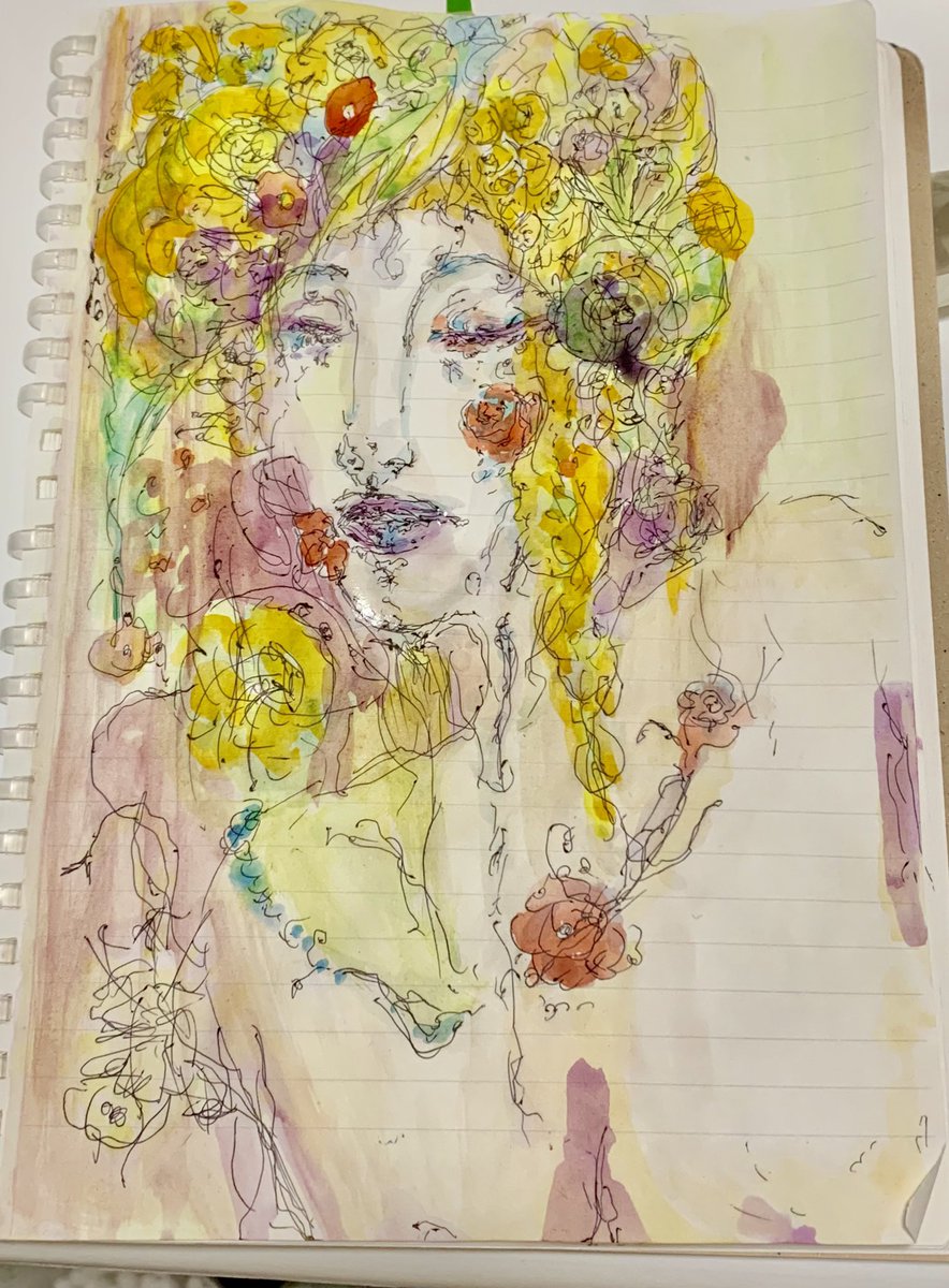 しがないなひと 着彩は続くよどこまでも 水彩 ボールペン イラスト しがないなひと 着彩は続くよどこまでも 水彩 ボールペン イラスト