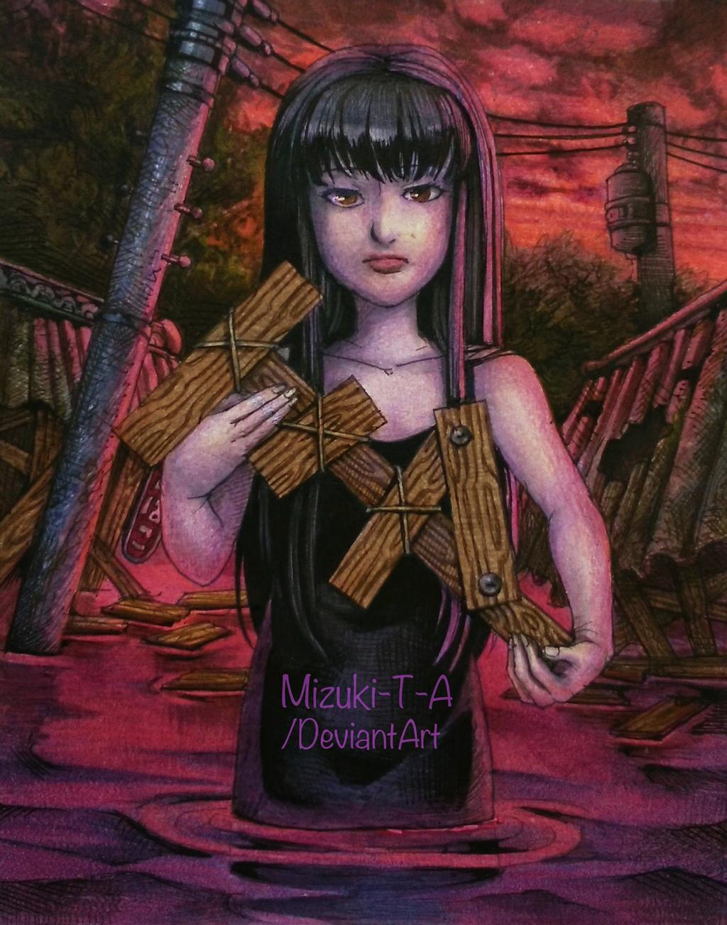 Japanese Cover Artwork for Siren 1 and 2 by Shinsaku Fujita