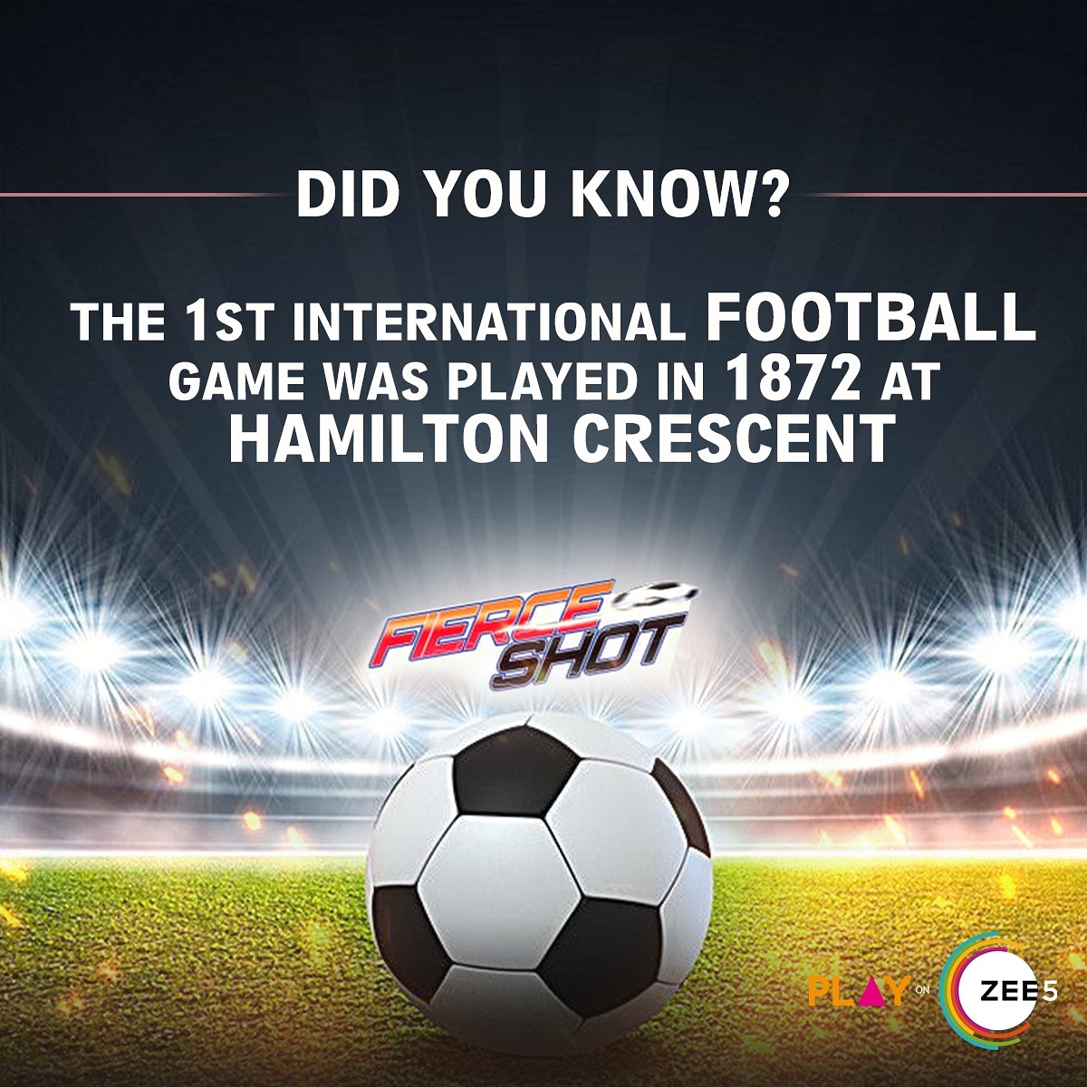 PlayOnZEE5's tweet photo. Only true football fans will know this fact. Now, let’s play #FierceShot on #PlayOnZee5
#Gamers #Games #Gaming #GameofTheDay #ExcitingGames #GamerLife #Gamestagram https://t.co/IUBLCKTFsI