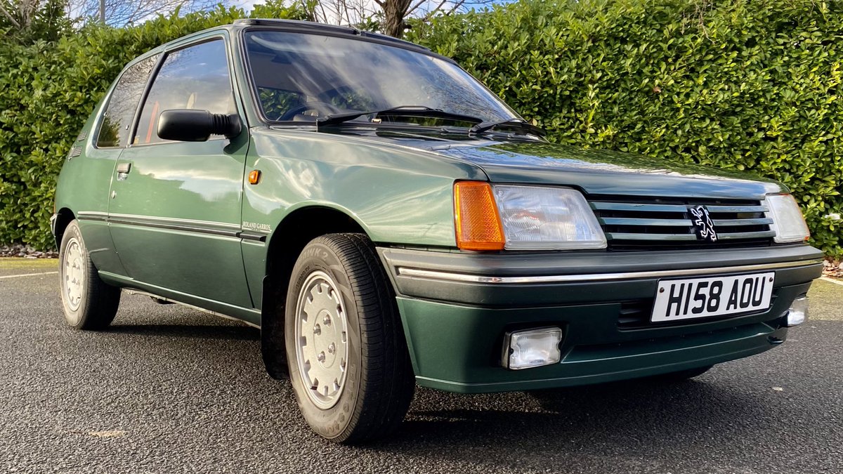 idriveaclassic's tweet photo. New video - Peugeot 205 Roland Garros special edition 

https://t.co/3bGPHYN2zv

Give it a watch and let me know what you think! https://t.co/e7niGnOh9K