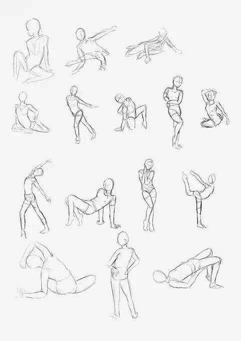 #1 Gesture drawings (30min)Last time i did timed gestures was back in school it felt kinda refreshing gonna keep up with it  