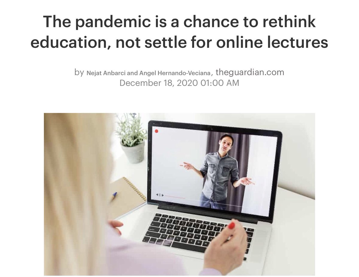SophiaMav's tweet photo. We must be careful that we do not simply replicate the weaker aspects of our educational system online. “Instead, the focus must be on interpersonal interaction & live communication, & finding ways for technology to enhance those” https://t.co/CIuDqaSinI #onlinelearning https://t.co/ktssdy39gW