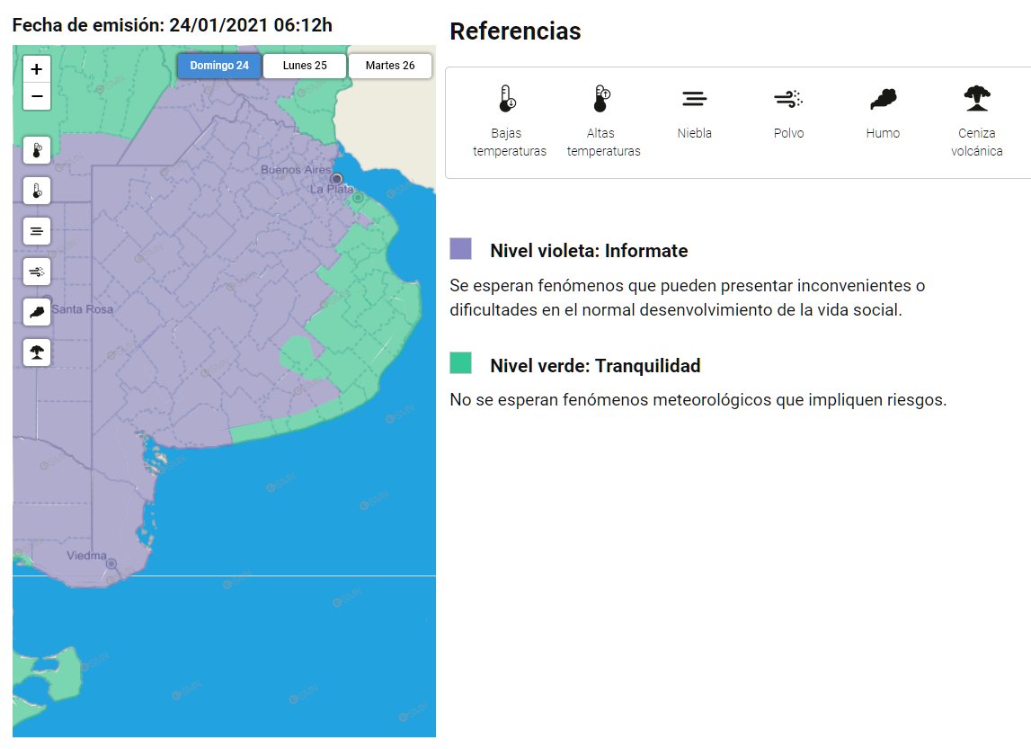 RepClimatico's tweet photo. ⚠🌡#Chivilcoy el #SMN emitió para la zona una Advertencia por altas temperaturas que incluye los días #Dom24 y #Lun25🌡⚠ https://t.co/lezZWXLBFR