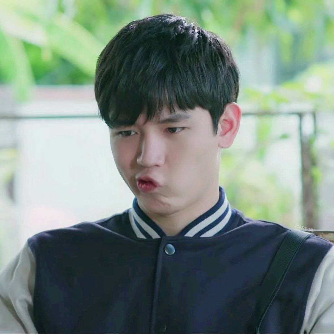 He was pouting so hard that day