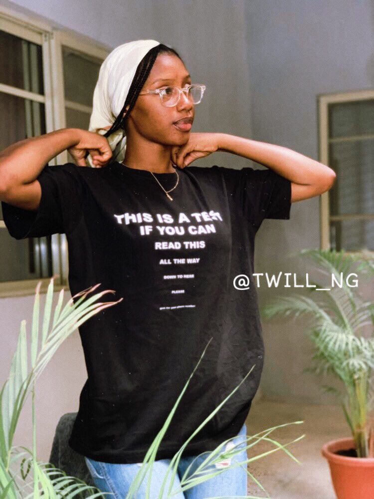 Twill_ng's tweet photo. Give me your phone number😜
Tee
 N2000 
Location:minna 📍
Nationwide delivery 📦 
To order👇🏻/ DM
https://t.co/0qWAQOt8UL https://t.co/XJDpp9G9pv