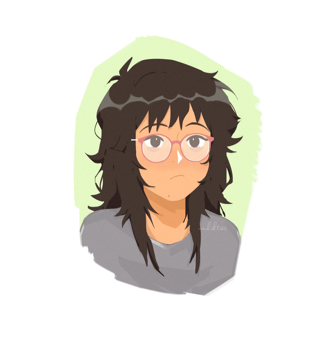 I've been sick for a week (getting better now) and my MCO hair just keeps on getting messier 