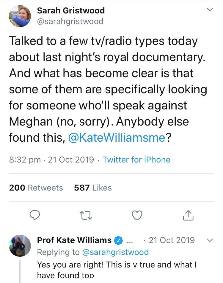 don't get it twisted. The media were briefed to smear Meghan...