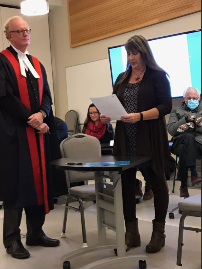MarianneVanBusk's tweet photo. Even before the 2021 US Presidential Inauguration, Bernie Sanders attended the 2018 School District 83 Trustee Inauguration @sd83schools.  #BernieCares https://t.co/aWu8cVBqgA