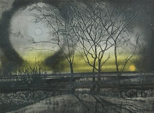ArtGuideAlex's tweet photo. Winter Landscape #WalterHoyle https://t.co/PvGcMAEOZi