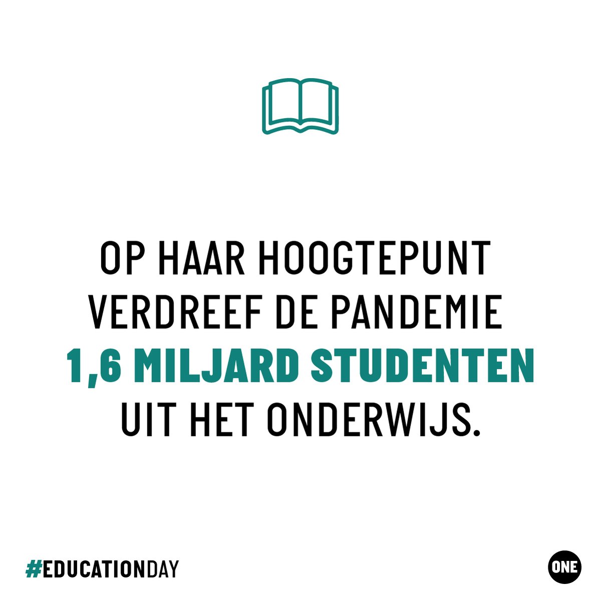 ONENederland's tweet photo. De 🌍 ging al door een onderwijscrisis voor de start van de pandemie - nu is de situatie verslechterd. 8 op de 10 kinderen in 46 landen kunnen weinig of niet naar school door #covid19. We moeten deze crisis stoppen, voor het een ramp wordt. #EducationDay https://t.co/i4U8ChqeGX