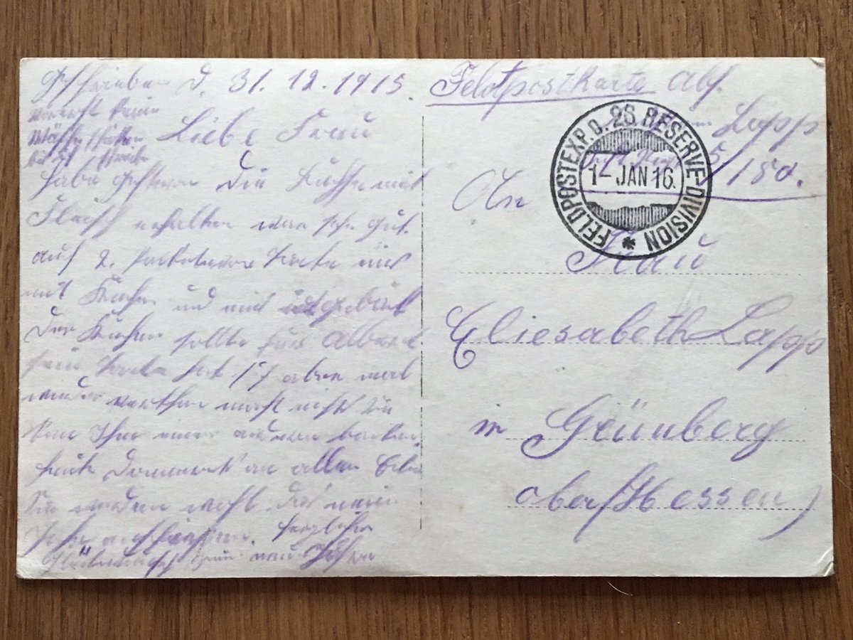 I was browsing the net when I came across this RPC for sale. Recognised it immediately as the German 26 Reserve Div memorial and soldiers cemetery at Miraumont on the Somme. The monument was built as early as Dec 1914. More....