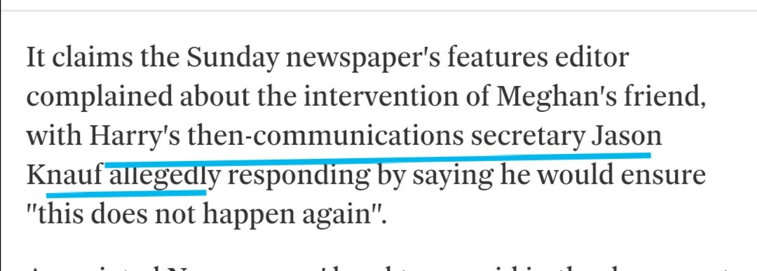 & jason knauf reassured the MOS that Meghan & her friends had been silenced, that their narrative wouldn't be undermined by the truth.