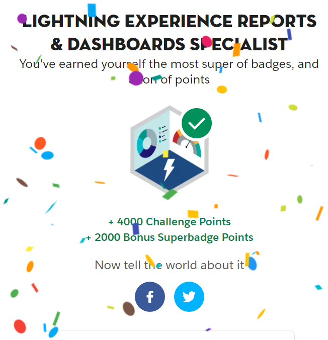 ramsedutwit's tweet photo. Another Achievement with 8 #Superbadge (Lightning Experience #Reports &amp; #Dashboards Specialist).🙂

#salesforce #trailhead #admindeveloper #superbadge #Trailblazers #Ohana #TopTrailblazers #TrailblazerCommunity https://t.co/OkWjrJLlvr