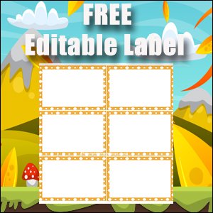 Adrianbruce On Twitter Free Printable And Editable Purple Polka Dotted Labels To Help You Organize Your Classroom Just Edit The Text In The Google Slides And Then Print Great As Flashcards 6 Per