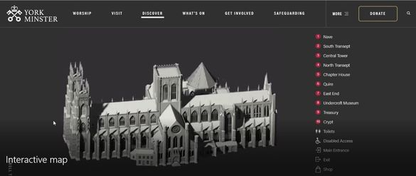 Yorkshiredays's tweet photo. #lockdownschool Missed a school trip to @York_Minster Explorer online with their interactive map Eand get a flavour of the Minster and take a look at the Crypt, Chapter House and much more: https://t.co/ONDLMxyHI5 #homeschooling https://t.co/oyBp3t060y