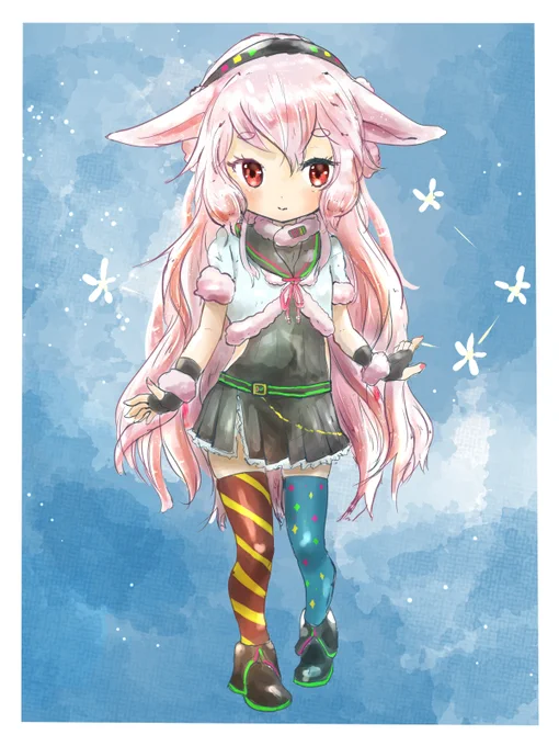 ロリを描く練習したいけどめめめ描きたいからロリめめめ描きました

#もこ田めめめ
#めめアート 