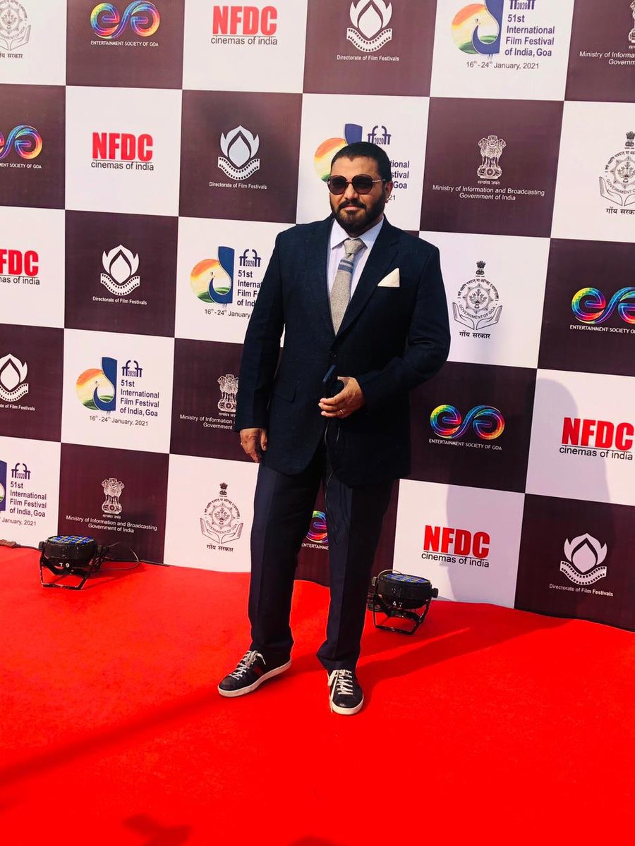 IFFIGoa's tweet photo. Minister of State For Environment, Forest And Climate Change Shri @SuPriyoBabul at The Red Carpet for The Closing Ceremony of #IFFI51.

@satija_amit @Chatty111Prasad @PIB_India @MIB_India https://t.co/nrEEO1pYAu