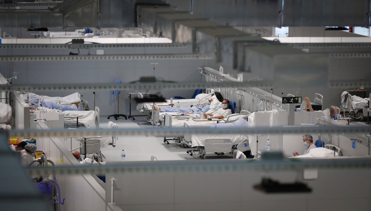 SaludMadrid's tweet photo. La @ComunidadMadrid prepara el tercer pabellón del Hospital público Enfermera Isabel #Zendal con 352 camas de hospitalización

#coronavirusmadrid #siempreconmascarilla #Madrid #Salud https://t.co/5dTchk1eRh