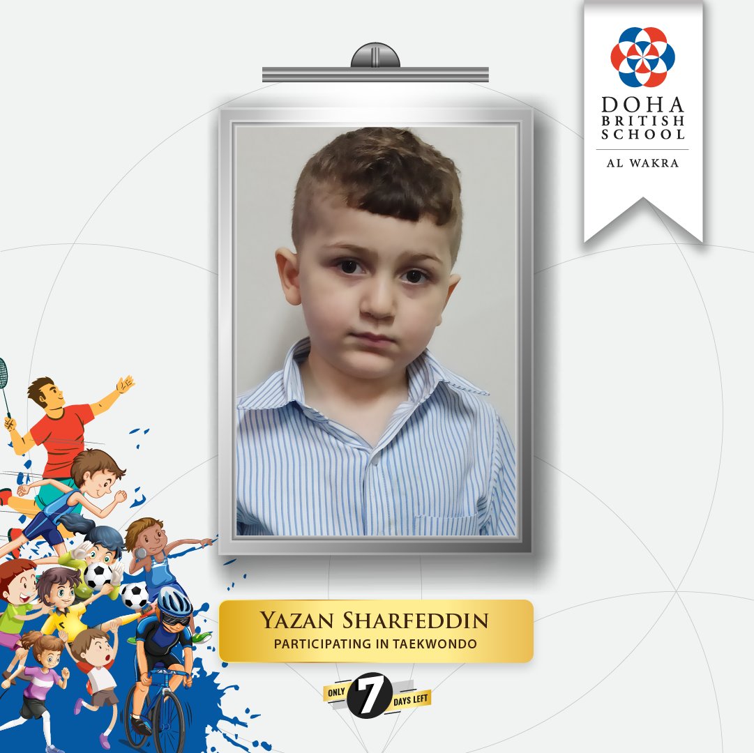 DBSWakra's tweet image. Today, we begin our countdown to the celebration of the Sports Week in #DBSWakra, featuring our students Moez and Yazan. #SportsWeek