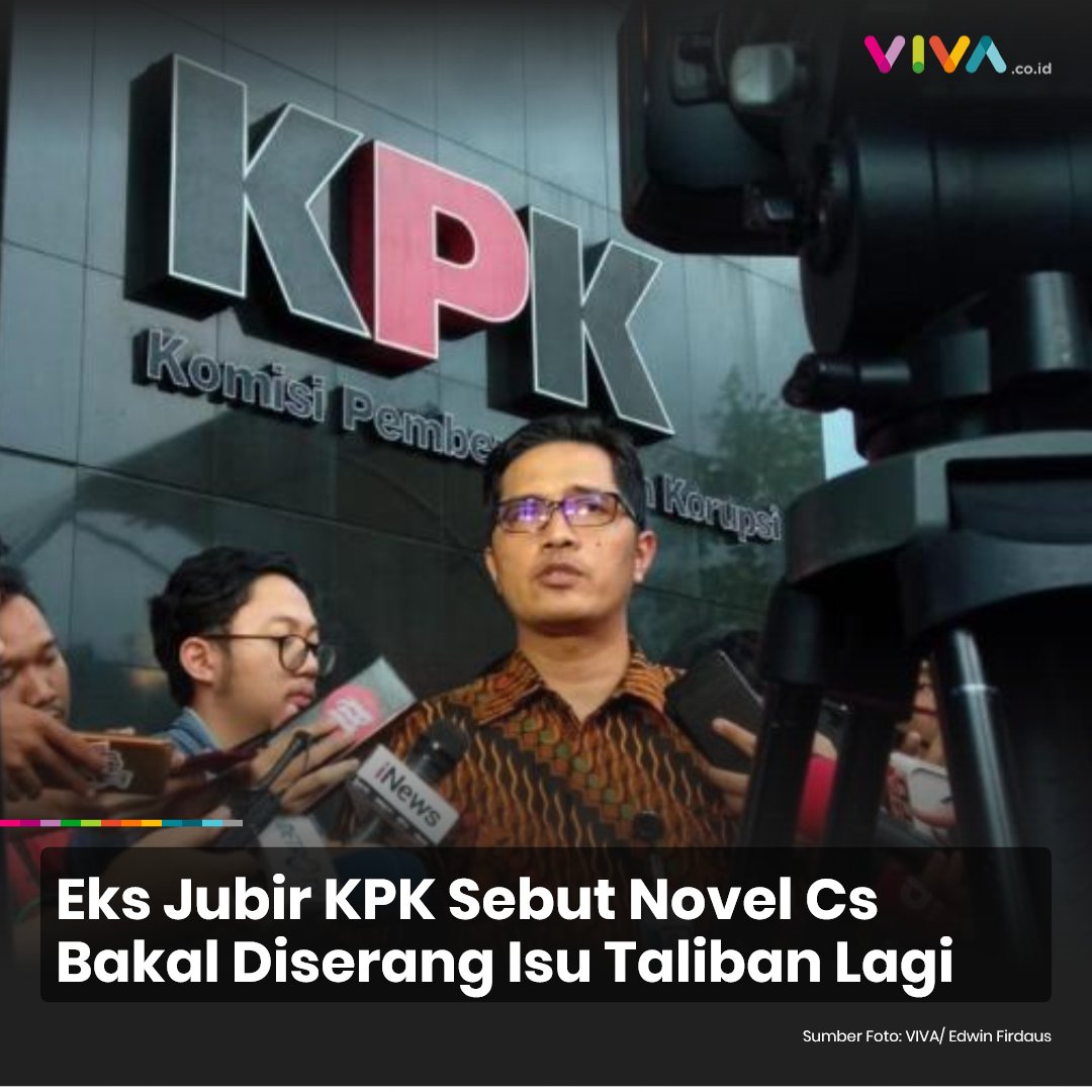 Mantan Juru Bicara Komisi Pemberantasan Korupsi (KPK), Febri Diansyah khawatir Penyidik KPK Novel Baswedan akan kembali menjadi sasaran elite dengan isu ‘Taliban’. Sebab, KPK saat ini lagi mengusut kasus dugaan korupsi dana bansos COVID-19.

buff.ly/3sQOUQC